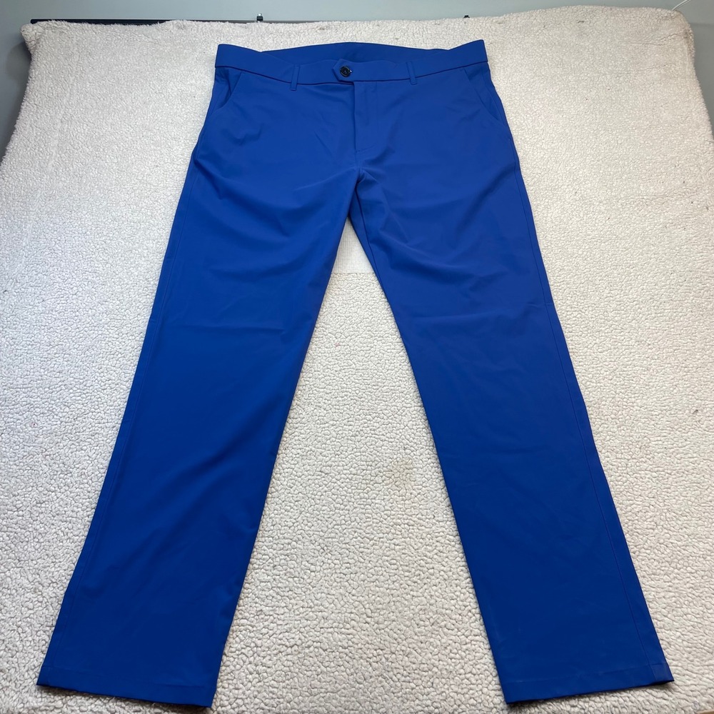 Greyson Pants Mens 38x32 Blue Montauk Golf Performance Trousers Stretch Sport